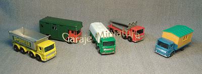 Los camiones AEC y Leyland de Matchbox