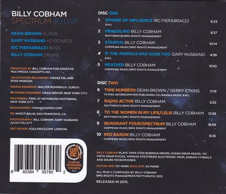 Billy Cobham - Spectrum 40 Live (2015)
