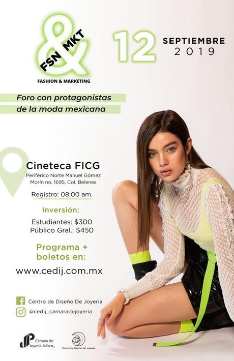 Foro Fashion and Marketing del Centro de Diseño de Cámara de Joyería Jalisco.