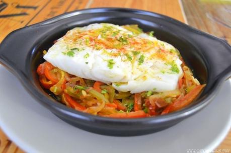 Bacalao con piperrada