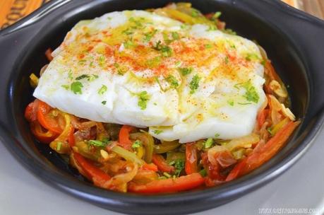 Bacalao con piperrada