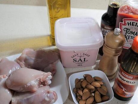 Qué ingredientes necesito para hacer pollo con almendras en Thermomix