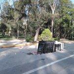 Tras evento municipal, Parque de Morales quedó lleno de basura