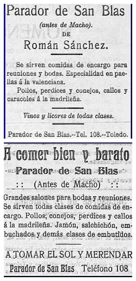 El Parador de Macho en un plano de los alrededores de Toledo (1900). Archivo Municipal de Toledo