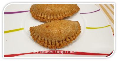 Empanadillas con harina integral rellenas de carne