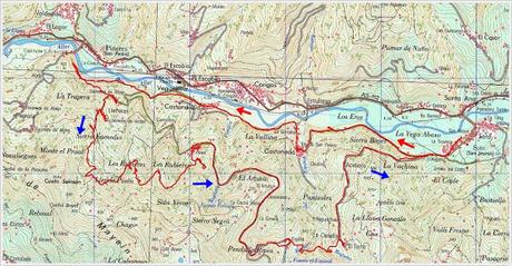 Soto-Castañeo-Castandiello-Llameres-Pineo-El Turnu