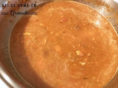 Lasaña de marisco con salsa de gambas Lasaña de marisco con salsa de gambas