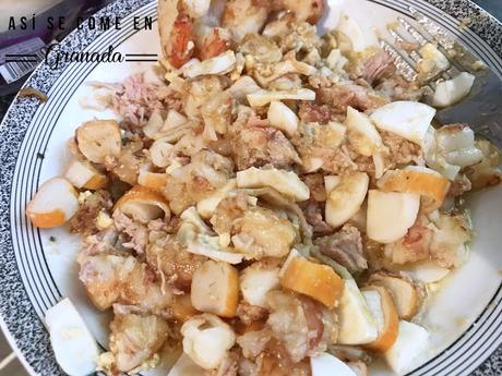 Lasaña de marisco con salsa de gambas Lasaña de marisco con salsa de gambas