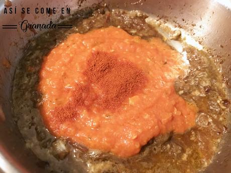 Lasaña de marisco con salsa de gambas Lasaña de marisco con salsa de gambas