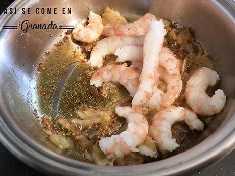 Lasaña de marisco con salsa de gambas Lasaña de marisco con salsa de gambas