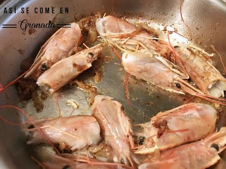 Lasaña de marisco con salsa de gambas Lasaña de marisco con salsa de gambas