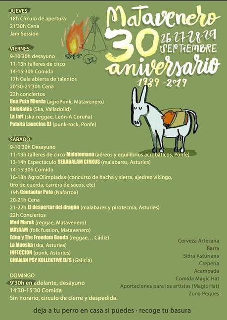 Matavenero celebra el 30 aniversario de su fundación con una gran fiesta