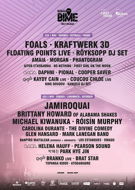 Foals y Floating Points cierran el cartel del BIME Live 2019