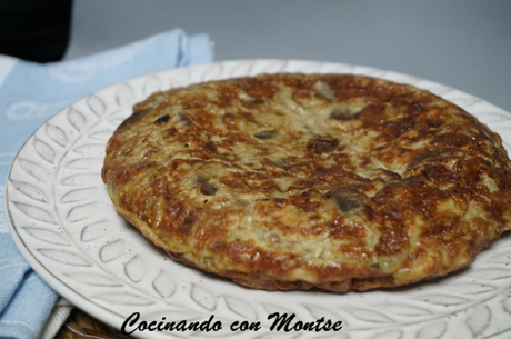 Tortilla de berenjena y cebolla Tortilla de berenjena y cebolla