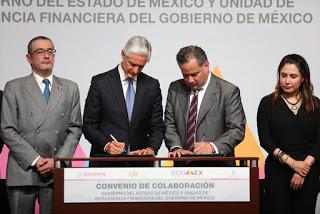 DESTACA ALFREDO DEL MAZO TRABAJO COORDINADO CON EL GOBIERNO DE MÉXICO, PARA COMBATIR E INVESTIGAR OPERACIONES FINANCIERAS ILÍCITAS