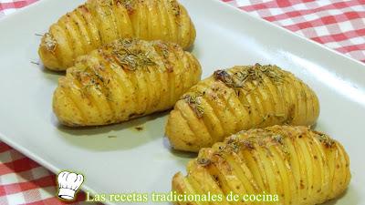 Receta fácil de patatas asadas muy originales y sabrosas Receta fácil de patatas asadas muy originales y sabrosas