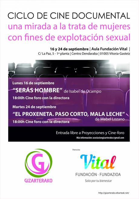 Ciclo de cine documental en Vitoria aborda el problema de la Trata de personas Ciclo de cine documental en Vitoria aborda el problema de la Trata de personas