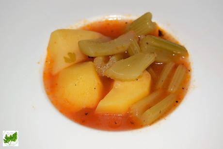 Sopa de Apio y Patatas