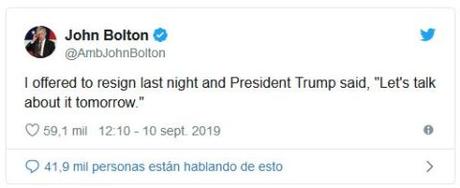 Good Bye, John Bolton: claves sobre la caída del halcón más peligroso