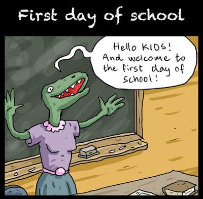 First Day Of School (Poorly Drawn Dinosaurs)