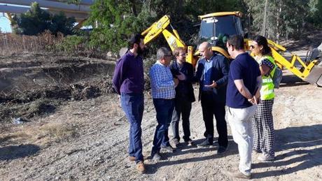 Ejecutadas ya al 80% las actuaciones para la limpieza del arroyo ‘Culebras’ en Dos Hermanas