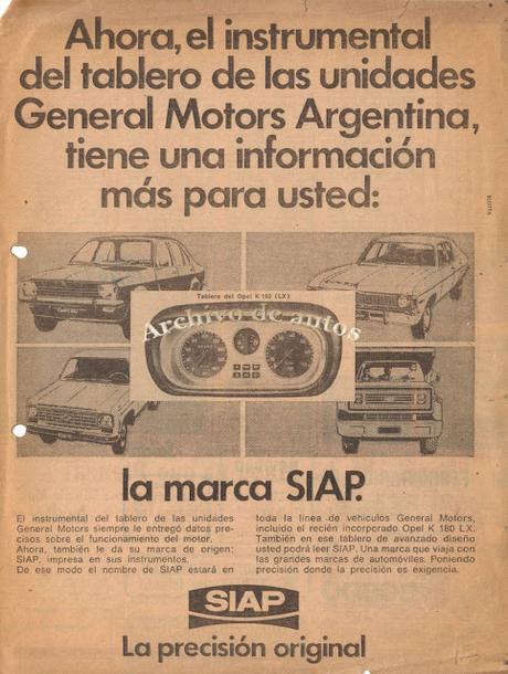 Tableros SIAP para General Motors Argentina