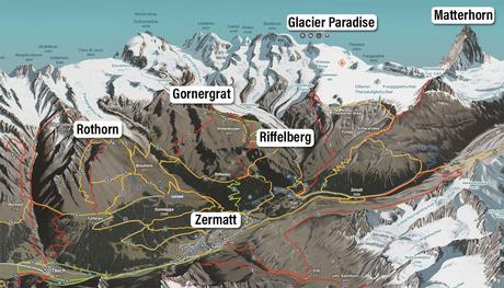 Zermatt-Peaks-Map.jpg.optimal ▷ Cómo visitar Gornergrat y caminar a Riffelberg, Zermatt, Suiza