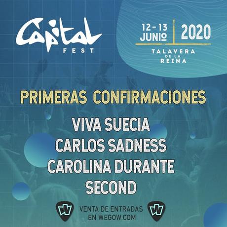 Capital Fest 2020: Viva Suecia, Carlos Sadness, Carolina Durante, Second...