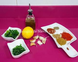 Salsa chermoula o chermula marroquí Salsa chermoula o chermula marroquí