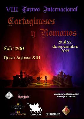 VIII Torneo Ajedrez Sub2200 Carthagineses y Romanos 2019