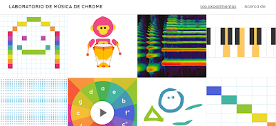 Chrome music lab Herramientas para enseñanza de música