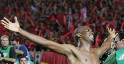 Eto'o pide perdón a los mallorquinistas. Eto'o pide perdón a los mallorquinistas.