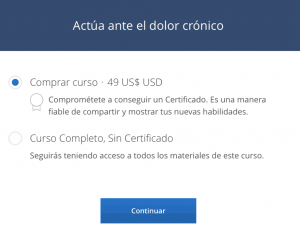 Curso online: Cómo actuar ante el dolor crónico