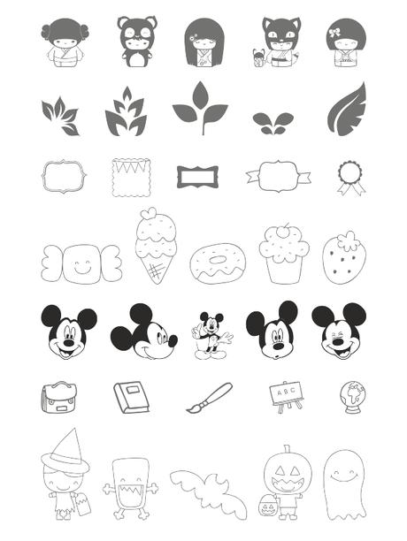 7 Tipografias de dibujos para carvar