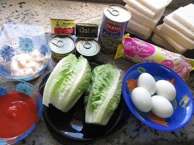 Ingredientes Sandwich frío Thermomix