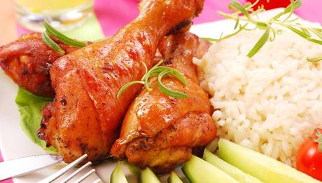 Pollo Adobado en Microondas