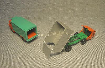 Camiones frontales GMC de Matchbox.