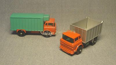 Camiones frontales GMC de Matchbox.