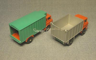 Camiones frontales GMC de Matchbox.