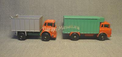Camiones frontales GMC de Matchbox.