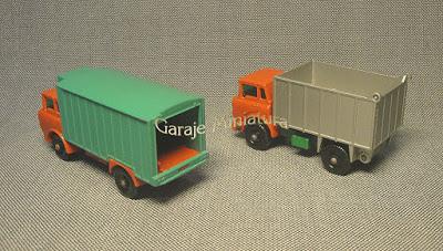 Camiones frontales GMC de Matchbox.