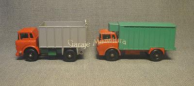 Camiones frontales GMC de Matchbox.