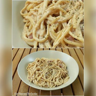 Espaguetis a la carbonara