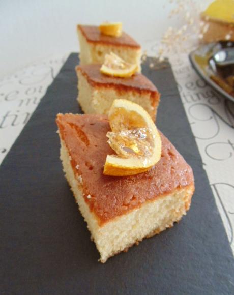 Lemon drizzle cake