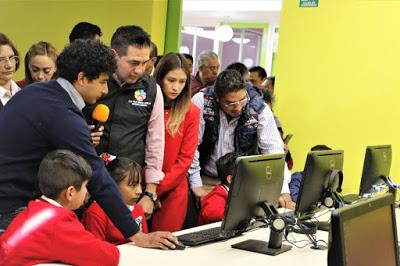INAUGURA CÉSAR SERRANO PRIMERA BIBLIOTECA HÍBRIDA DE SAN MATEO ATENCO