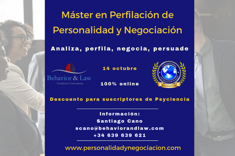 Aprende a negociar y perfilar la personalidad con el Máster de Behavior & Law