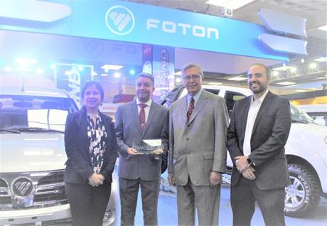 FOTON FUE GALARDONADO CON EL PREMIO AL MEJOR STAND EN EXPOTRANSPORTE 2019