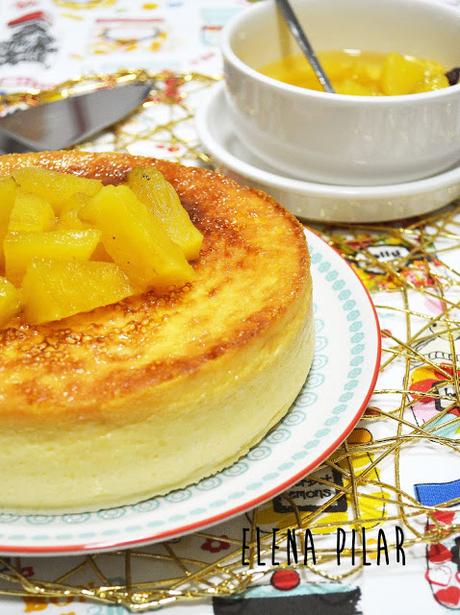 Cheesecake de leche condensada y piña Cheesecake de leche condensada y piña