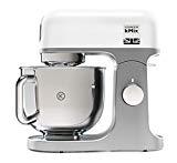 Kenwood kMix KMX750WH - Robot de Cocina, 1000 W, Bol 5 L con Asa, Incluye: Gancho Amasar, Batidora Varillas, Batidora K, Color Blanco