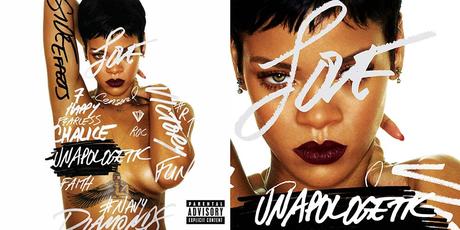 Las curiosas censuras de las portadas de álbumes pop en Arabia Saudí Rihanna censura